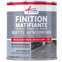 Matte afwerkingshars voor waterdichting van terrassen, balkons, zwembaden: ARCACLEAR -21