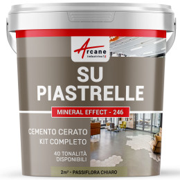 KIT CALCESTRUZZO CERATO GRIGIO SU PIASTRELLE