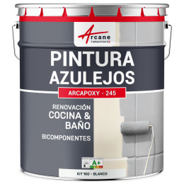 PINTURA PARA AZULEJOS DE COCINA Y BAÑO - ARCAPOXY AZULEJOS1 kg (hasta 10 m² en 2 capas)