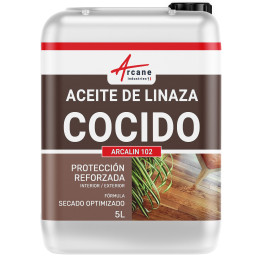 Aceite de Linaza Cocido - para madera interior y exterior ARCALIN 102 5 L