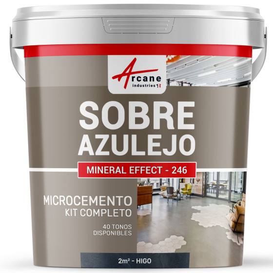 KIT DE HORMIGÓN PULIDO PARA AZULEJOS - Higo - 2 m² (en 2 capas)