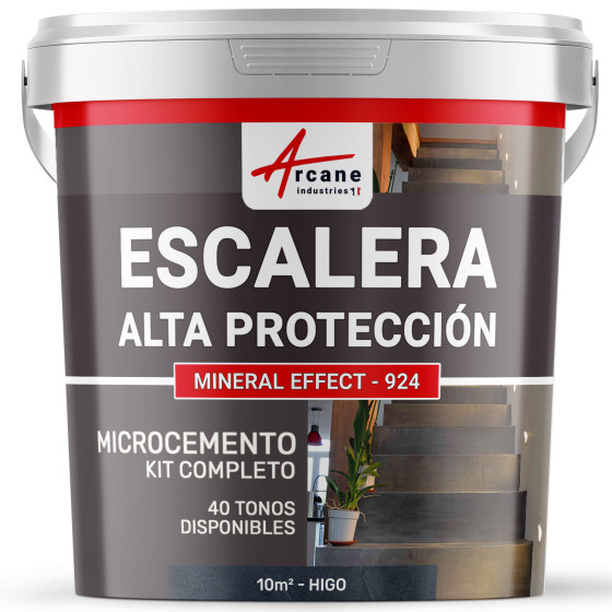 Hormigón Pulido para Escaleras - Kit Completo - Higo - 10 m² (para 2 capas)