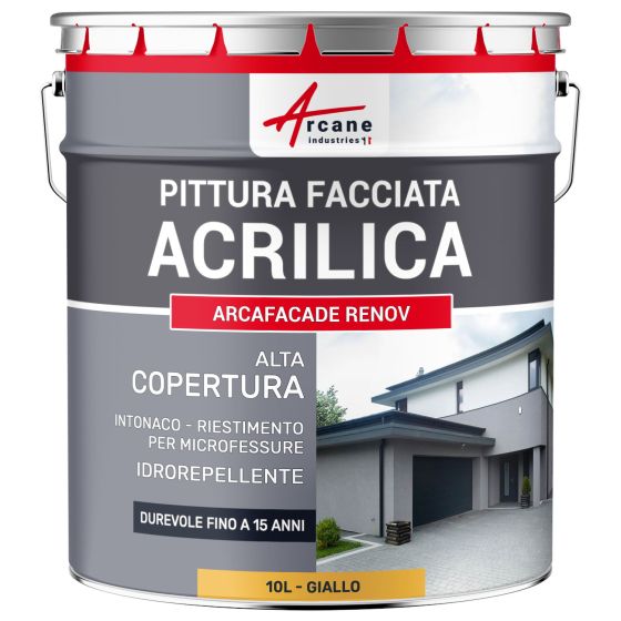 ARCAFAÇADE RENOV 10 L (+ o - 60 m² in 1 strato) Giallo - RAL 080 80 60
