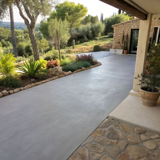 KIT BETÓN CIRÉ EXTERIOR - Betón alisado para suelos, paredes, terrazas y escaleras