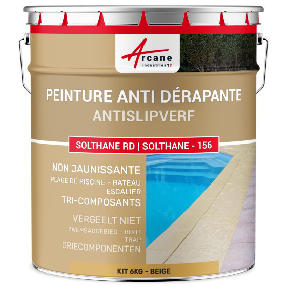 Antislipverf voor binnen- en buitenvloeren - SOLTHANE -156 - 6 kg