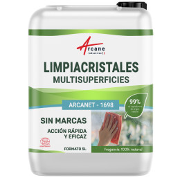 Limpiador de cristales y espejos: ARCANET - 1698 - Transparente - 5 L