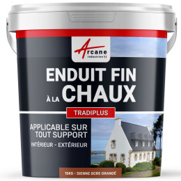 Enduit chaux fin pour décoration intérieure et extérieur - TRADIPLUS