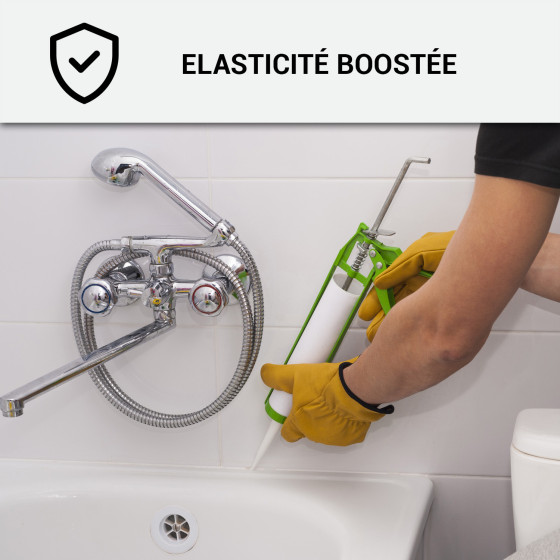 Joint Silicone Douche, Salle de bain, Cuisine : ARCAMASTIC SANITAIRE