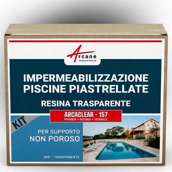 ARCACLEAR - 157 5 m², supporte non porosa  Trasparente