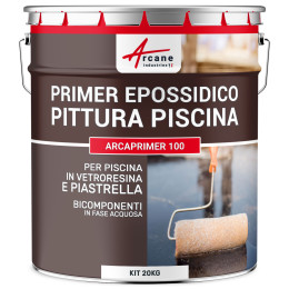 Primer epossidico per piscine in vetroresina e piastrelle - ARCAPRIMER 100 20 kg (fino a 100 m²)