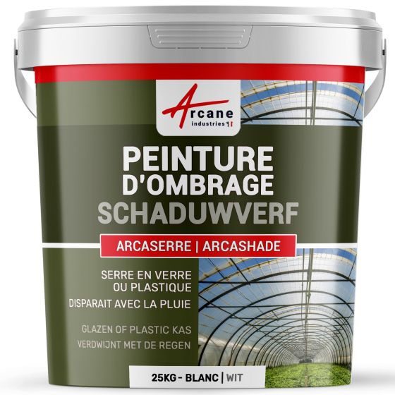 Schaduwverf voor agrarische of industriële kassen - ARCASHADE 25 kg blanc