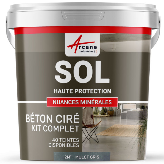 KIT GEWAXTE BETON VLOER HOGE BESCHERMING