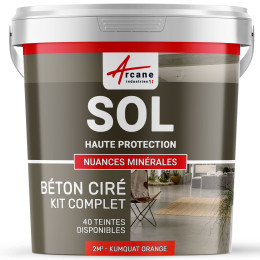Beton Ciré Vloer Kit Oranje | Maison Etanche