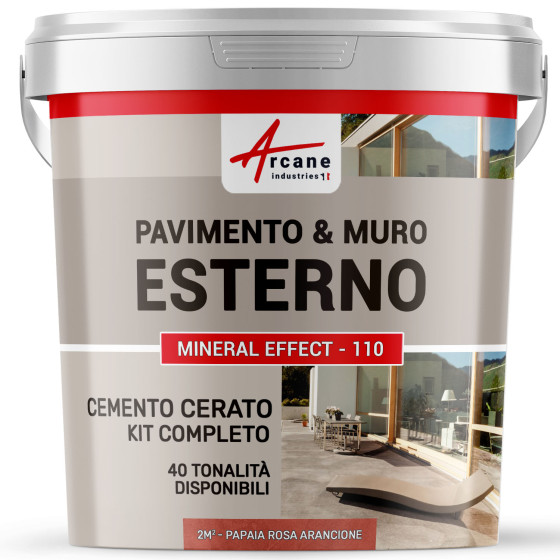 KIT  BETON CIRE BUITEN - beton cire voor buiten voor vloer, muur, terras, balkon, trap