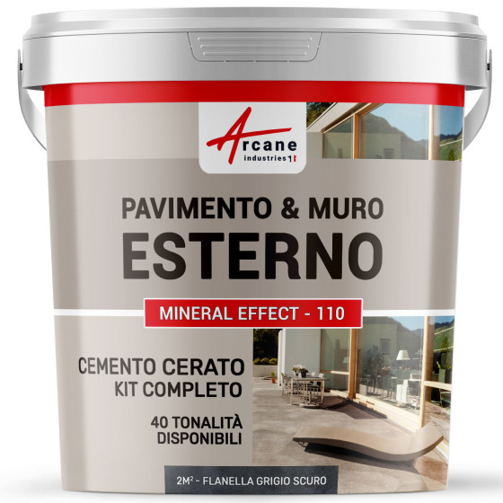 KIT  BETON CIRE BUITEN - beton cire voor buiten voor vloer, muur, terras, balkon, trap