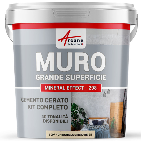 KIT BETON CIRE VOOR GROTE OPPERVLAKKEN - Speciaal Beton Cire voor Muren