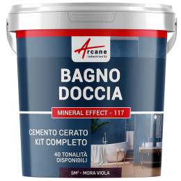 Gepolijste Beton Badkamer in Complete Kit Paars | Maison Etanche