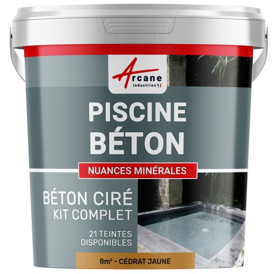 Gewaxt Beton Kit voor Betonnen Zwembaden - Waterdichte Coating met Hoge Weerstand voor ZWEMBADEN